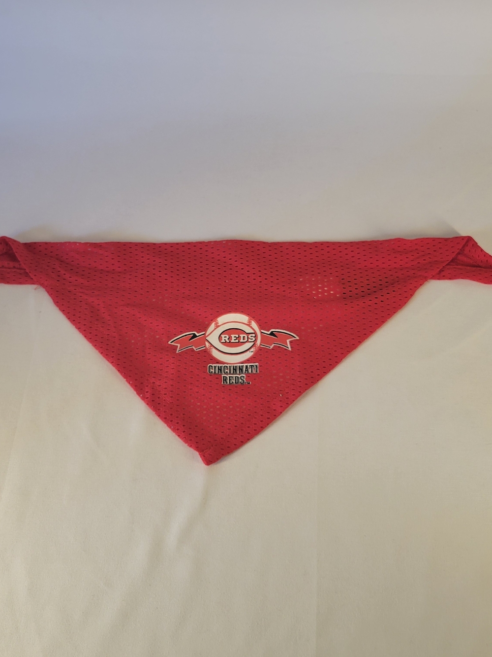 Cincinnati Reds Small Dog Bandana Mesh Jersey Fabric Red Hunter Mfg MLB